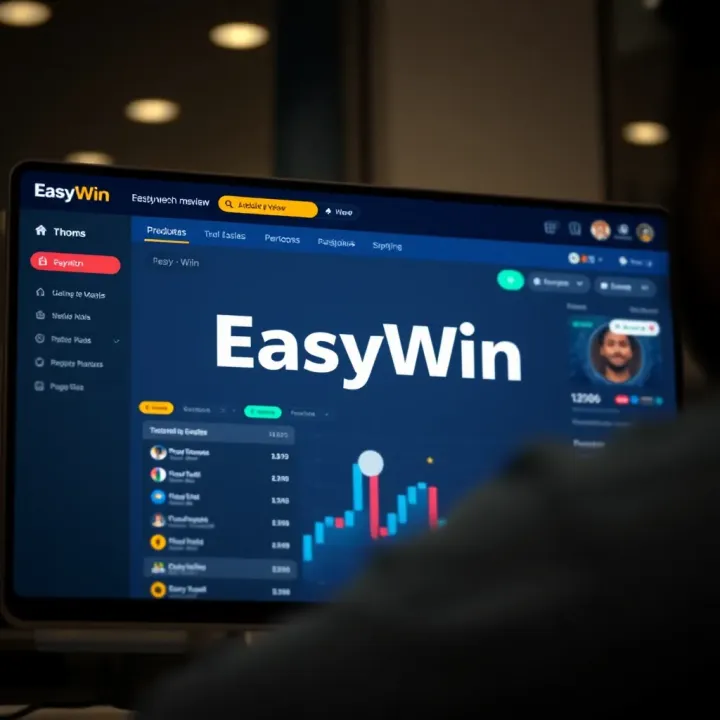 iPhone displaying Easywin app installation screen on Nigerian network