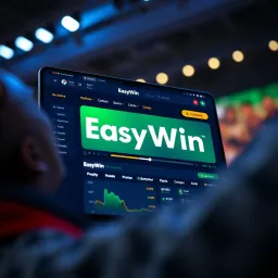 Key Features of Easywin Zoom Livescore Platform Illustration depicting features of Easywin Zoom Livescore with icons representing scores, schedules, and notifications