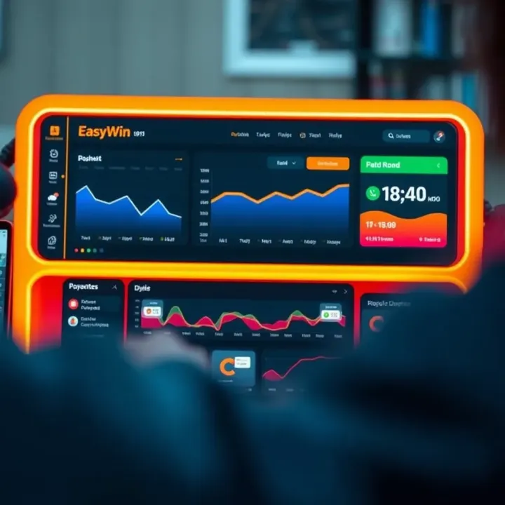 Easywin Login Interface Overview User interface displaying Easywin login screen with input fields