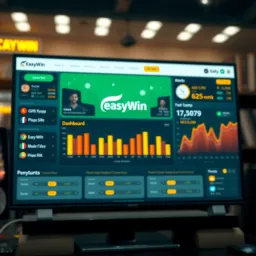 Online Slot Payout Trends and Winning Strategy Visualization Graph illustrating potential payout increases and winning strategies in online slots